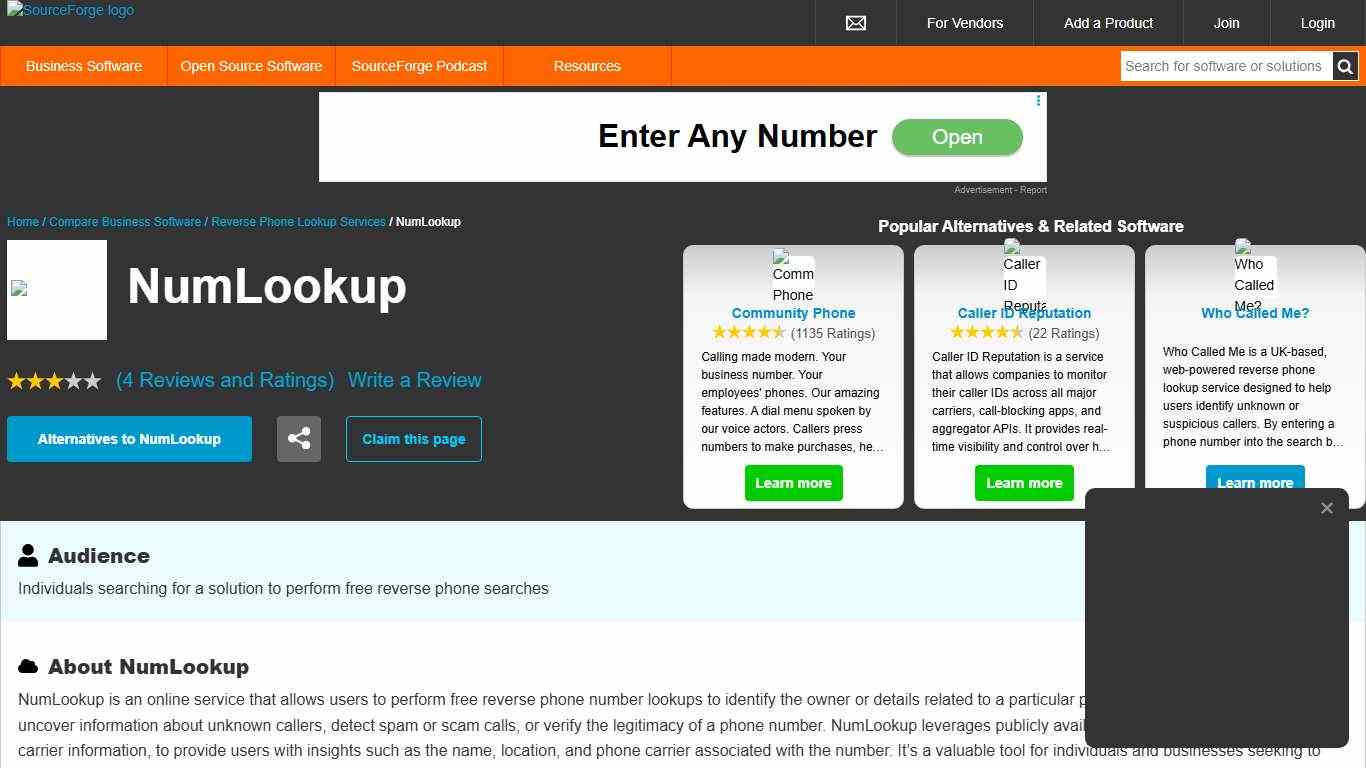 NumLookup Reviews in 2026